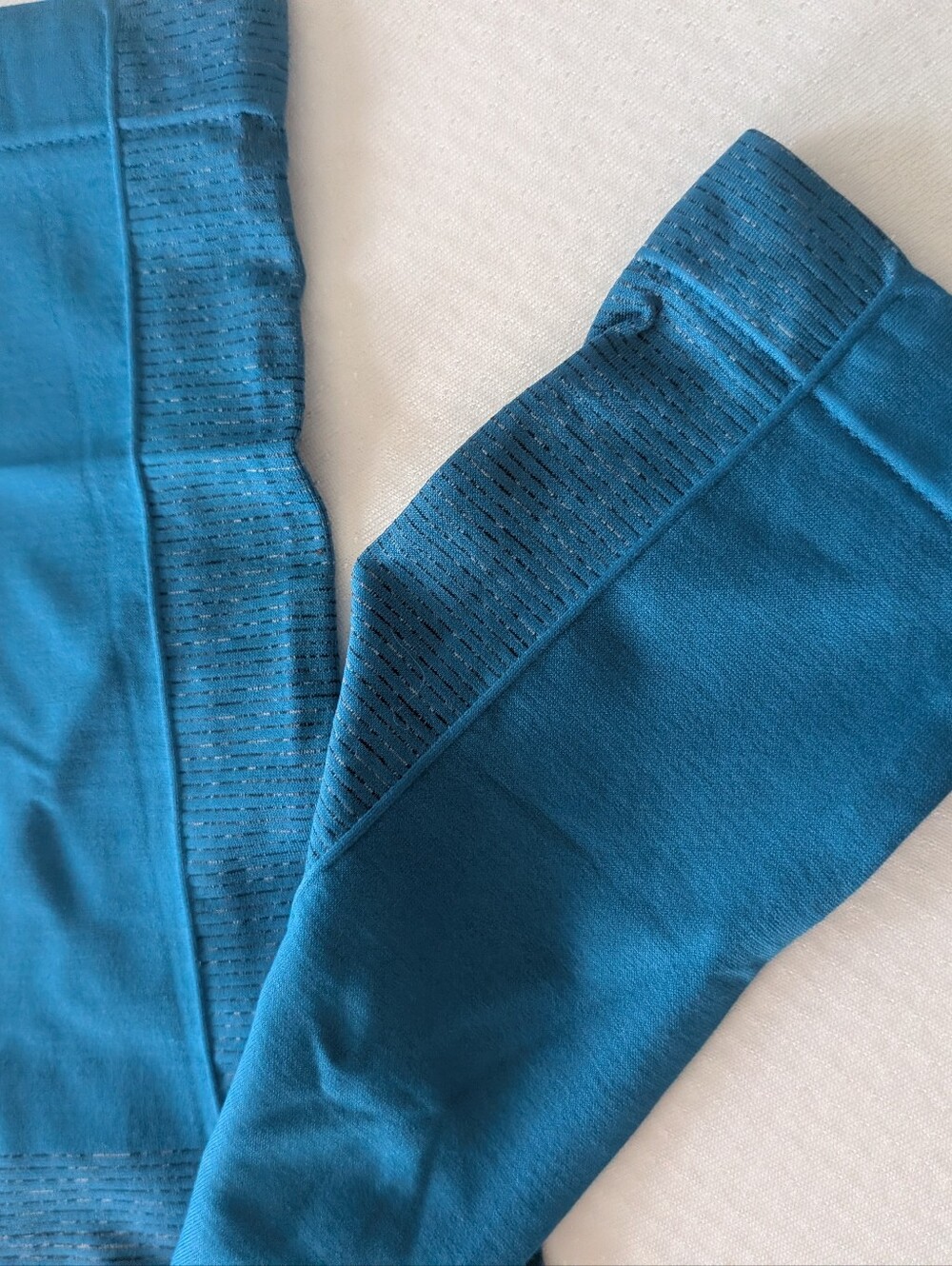 Gymshark Amplify Leggings Black Marl/Deep Teal Women's Sz S - Picture 3 of 12